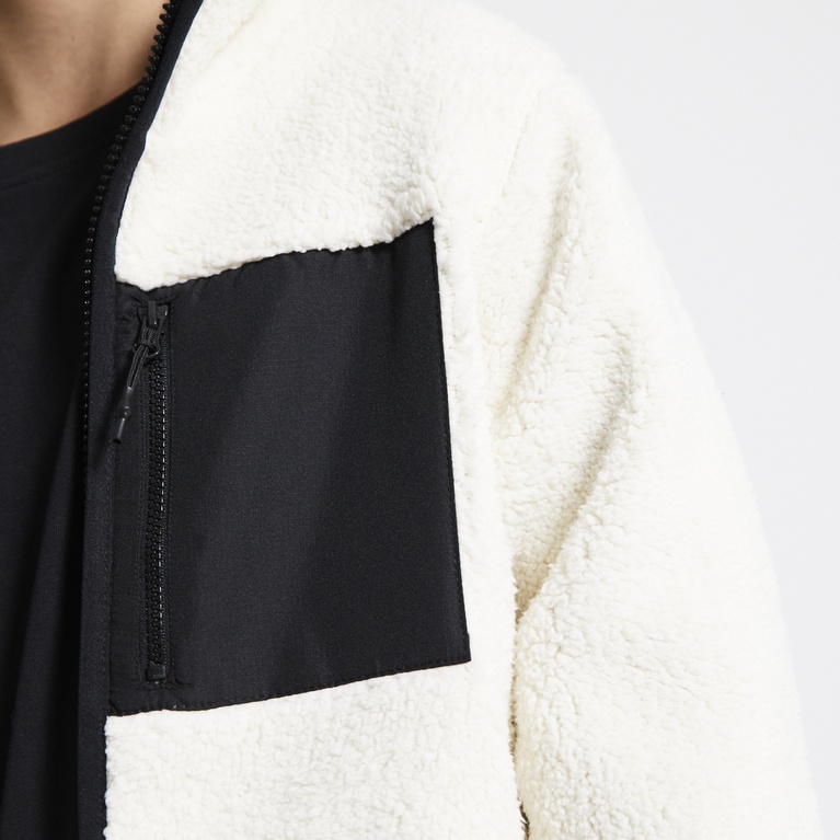 Pile jacket "Edor Star" Off white